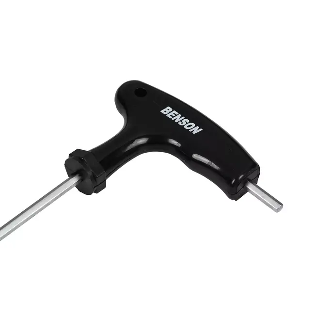 Benson Inbus T-sleutelset - 6-delig - Chroom vanadium staal - T-handgreep - Diverse maten