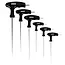 Benson Inbus T-sleutelset - 6-delig - Chroom vanadium staal - T-handgreep - Diverse maten