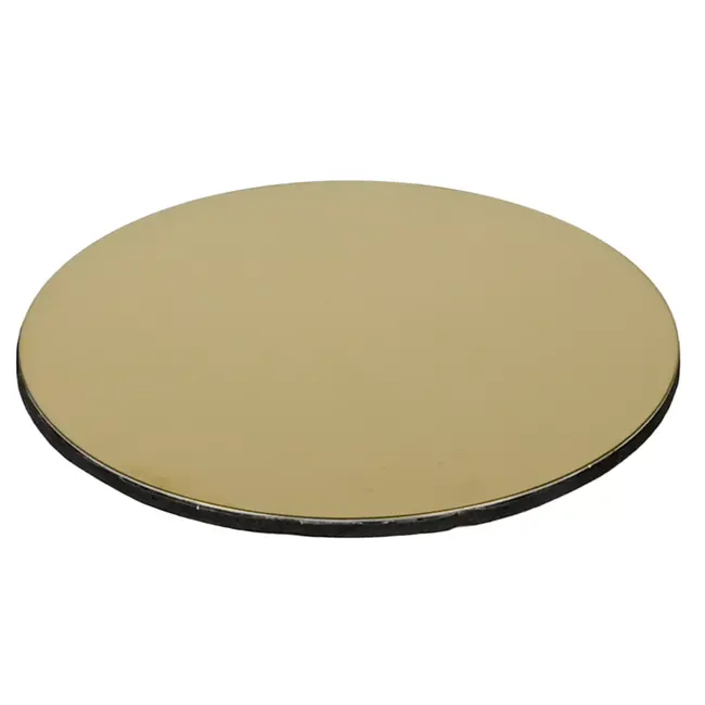 Benson Gouden RVS onderzetters - set van 6 - luxe en praktisch - 8,5 cm - met houder