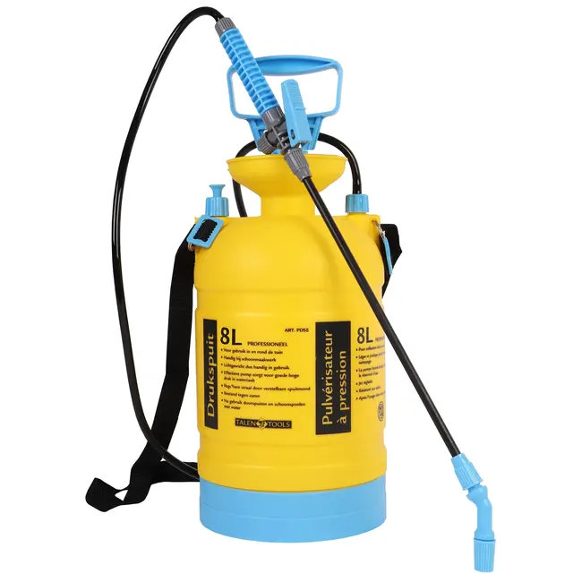 Talen Tools Professionele Drukspuit 8 Liter - Bestand tegen Zuren