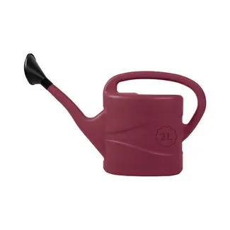Talen Tools Gieter 2 Liter met Broes - Wijnrood - Perfect voor Kamerplanten