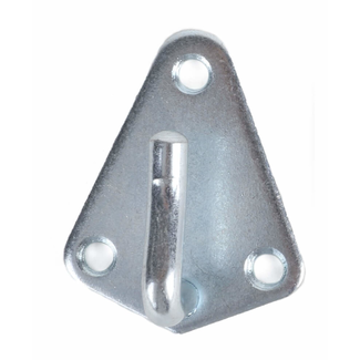 Benson Metaal touwhaak - 40 x 45 mm - ideaal voor aanhangwagennetten en elastieken