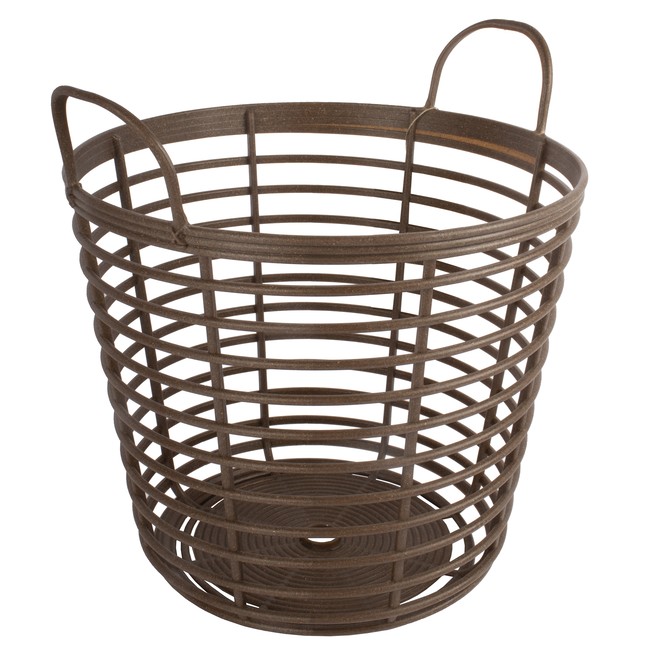 Talen Tools Mand Eco 25L Bruin Hout/PP - Compact en Stijlvol