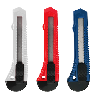 Talen Tools Afbreekmessen Set van 3 - Extra Grip - Veiligheidssluiting Talen Tools Afbreekmessen Set van 3 - Extra Grip - Veiligheidssluiting