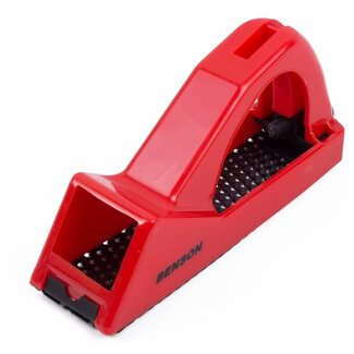 Benson Kleine houtrasp - 145 mm - Compact en veelzijdig - Rood