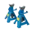 Krikken, Assteunen & Ligkarren