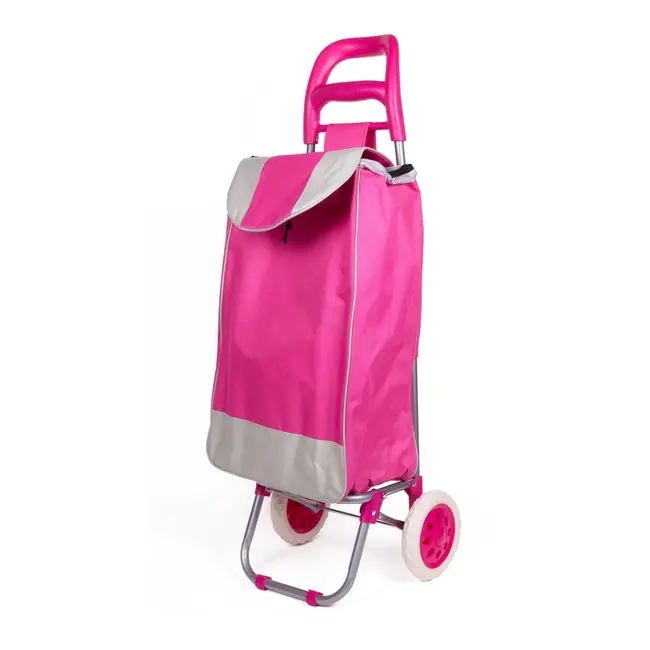 Benson Boodschappentrolley - Opvouwbaar - Waterdicht - 40 liter - Roze
