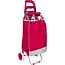 Benson Boodschappentrolley - Waterdicht - Opvouwbaar - 40L - Rood - 96x34x21 cm