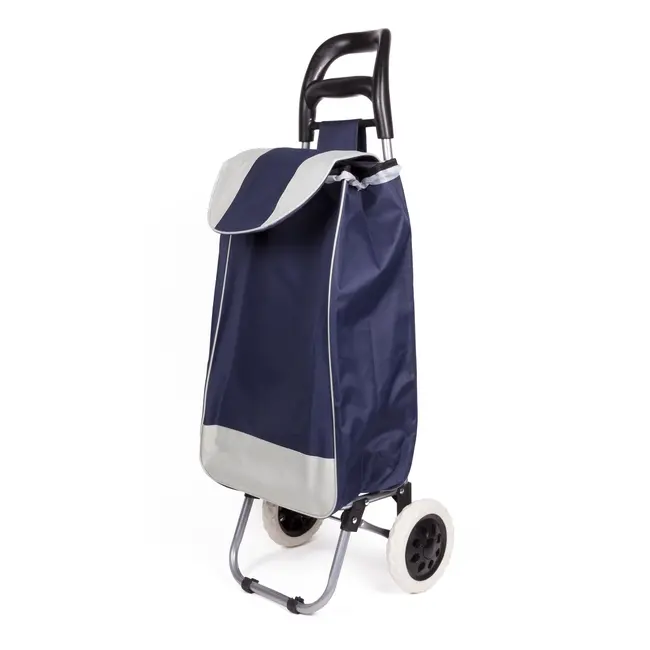 Benson Boodschappentrolley - waterdicht - opvouwbaar - 40 liter - blauw