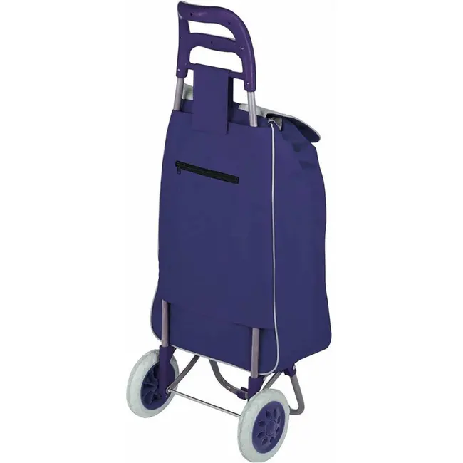 Benson Boodschappentrolley - waterdicht - opvouwbaar - 40 liter - blauw