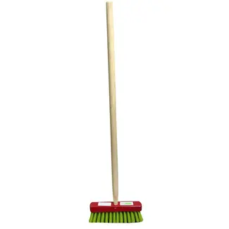 Talen Tools Kinderbezem - Rood/Groen - Compleet - 80 cm