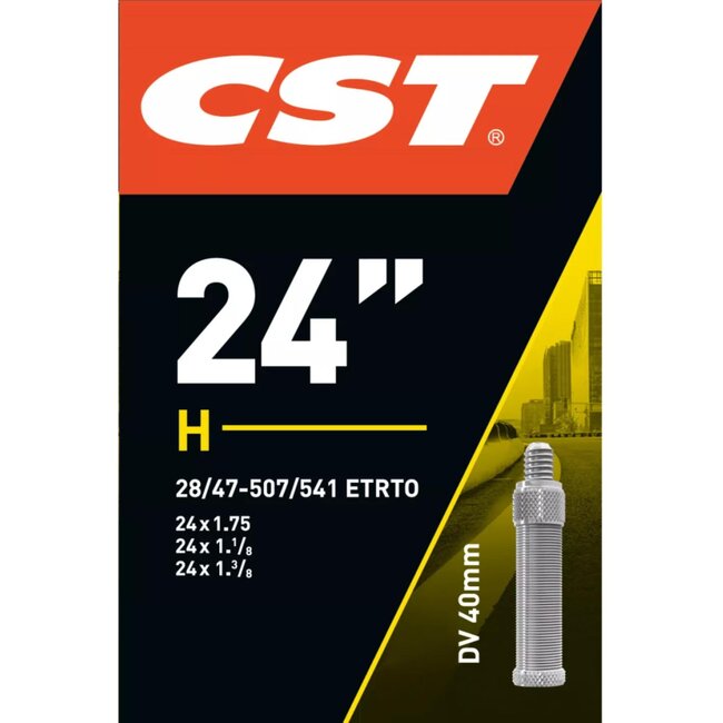 CST Binnenband 24 inch - Dunlop ventiel 40 mm - Duurzaam en betrouwbaar - Eenvoudige montage