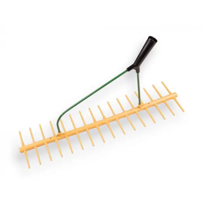 Talen Tools Polyhark - Schuin - Zonder Steel - 16 Dubbele Tanden - 640 mm Werkbreedte