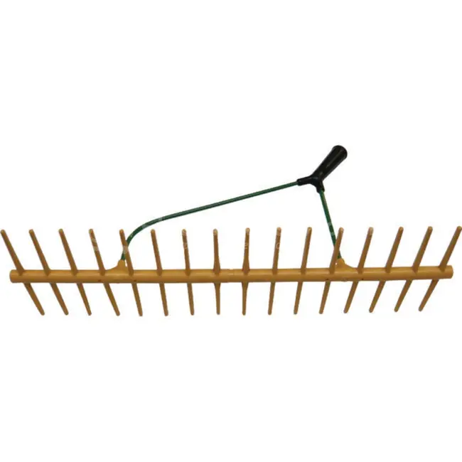 Talen Tools Polyhark - Schuin - Zonder Steel - 16 Dubbele Tanden - 640 mm Werkbreedte