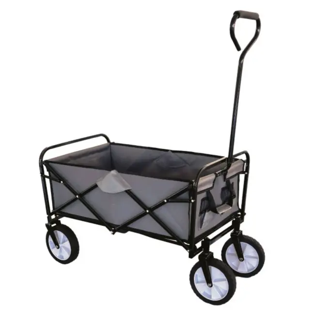 Benson Opvouwbare bolderkar - 80 kg draagvermogen - 91 x 52 x 62 cm - Grijs