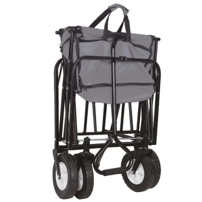 Benson Opvouwbare bolderkar - 80 kg draagvermogen - 91 x 52 x 62 cm - Grijs