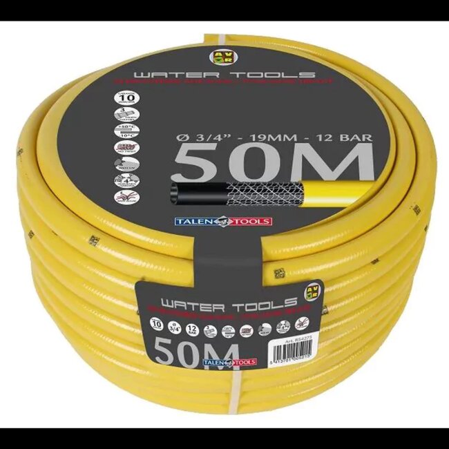 Talen Tools tuinslang - 1" - 50m - UV-bestendig - anti-algen