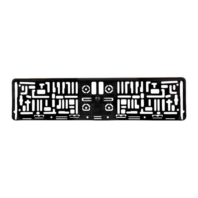 Monte Carlo Chromen kentekenplaathouder - Universele bevestiging - Luxe uitstraling