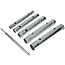 Benson Pijpsleutel set - Verzinkt staal - 8 t/m 17 mm - 5-delig - Inclusief wringijzer
