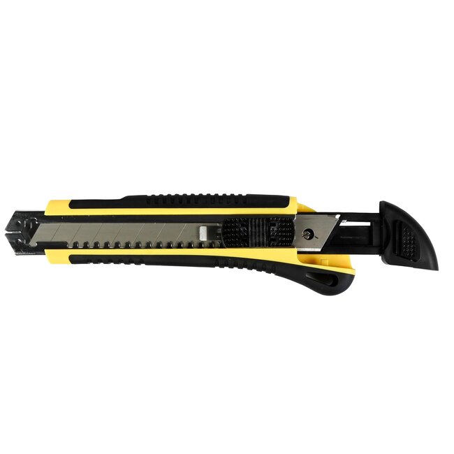 Benson Stanleymes - Afbreekmes - 18 mm - Geel - Inclusief 3 extra mesjes