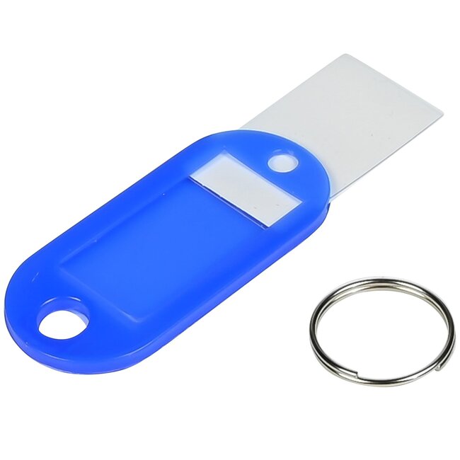 Benson Sleutellabels - Kunststof - Beschrijfbaar - Assorti - 10 stuks