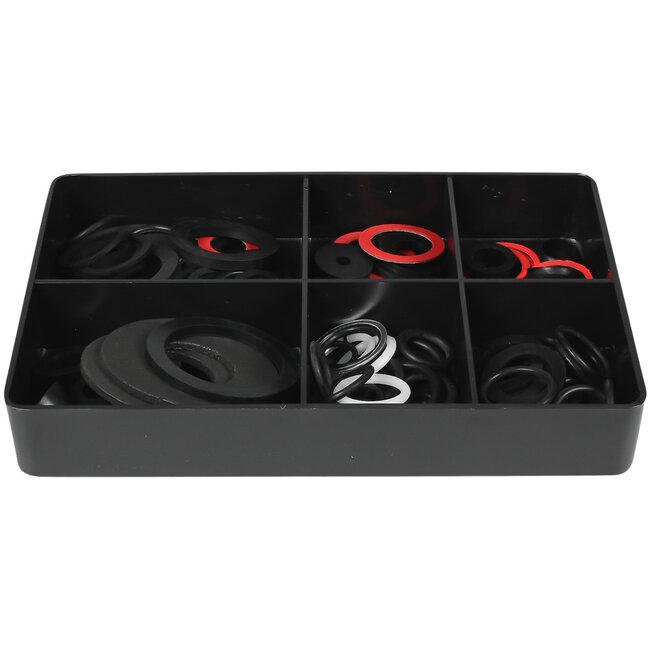 Benson 125-delige set afdichtringen - veelzijdig voor keuken en badkamer reparaties