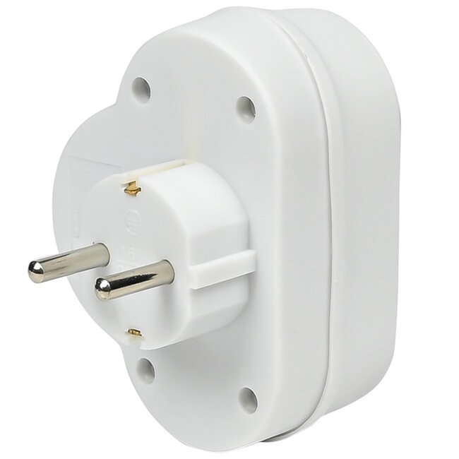 Benson Dubbel stopcontact met schakelaar en kinderbeveiliging - 3500W