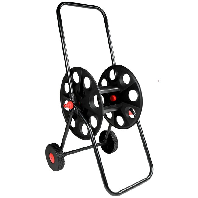 Benson Tuinslanghaspel - Haspelwagen - 45 meter - Anti-kink - Verrijdbaar - Metalen frame