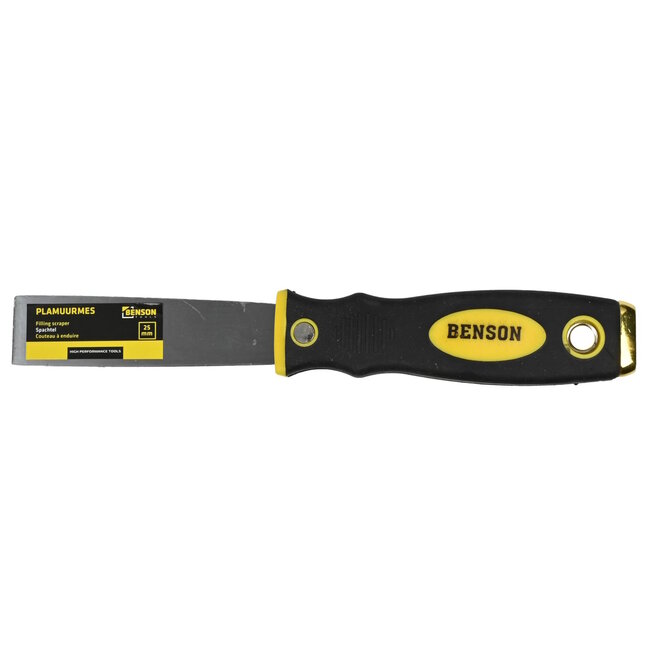 Benson Plamuurmes - Soft Grip - Afgeronde Vorm - RVS - 2,54 cm
