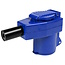 Benson Hoekconnector - Haaks - 16A - 220V - Spatwaterdicht - Slagvaste behuizing - Blauw