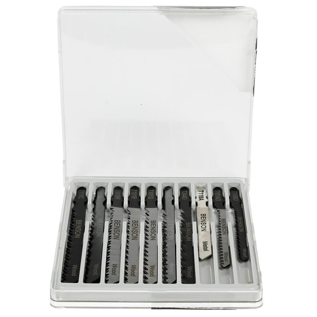 Benson Universele decoupeerzaagbladen - T-schacht - hout en metaal - 10-delig