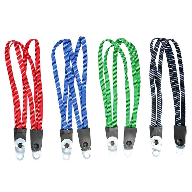 Benson Snelbinder - Elastische Banden - Duurzaam Kunststof - 60 cm - Mix kleur