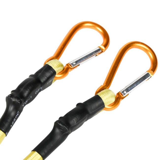 Benson Elastiek met karabijnhaak - 180 cm - 10 mm dik - Voor veelzijdig gebruik