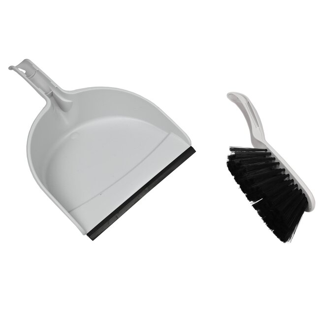 Benson Stoffer en blik set - rubberen rand - kleurenmix - per stuk