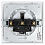 Benson Inbouw stopcontact - randaarde - strak design - wit