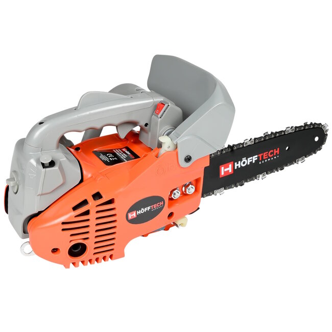 Hofftech Compacte benzine kettingzaag - 25 cm zaagblad - 25.4 cc motor - 0.9 pk - lichtgewicht en veelzijdig