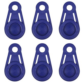 Benson Weerbestendige zeilclips - set van 6 - duurzaam kunststof - zwart - 82 x 45 mm