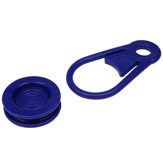 Benson Weerbestendige zeilclips - set van 6 - duurzaam kunststof - zwart - 82 x 45 mm