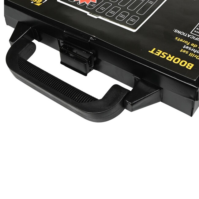 Hofftech 101-delige borenset - titanium coating - geschikt voor metaal, kunststof en hout - inclusief opbergcassette