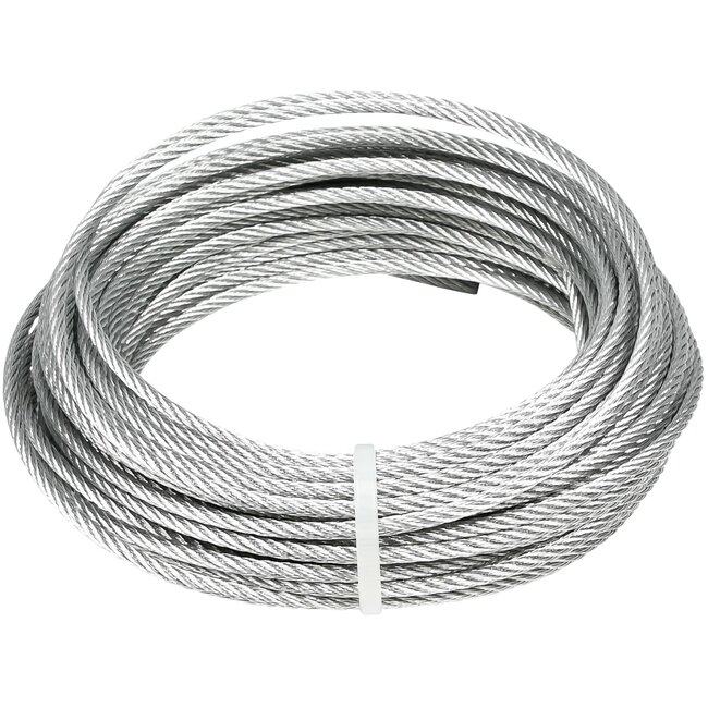 Benson Staalkabel - 3 mm diameter - 15 meter - 300 kg treksterkte - Flexibel en duurzaam