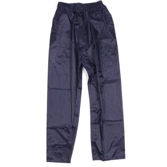 Lastpak Basic regenpak met capuchon - wind- en waterdicht - blauw - maat L