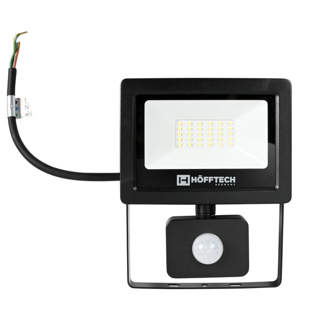 Hofftech Energiezuinige LED bouwlamp - 20W - met sensor - IP65 - 1400 lumen - 6000K