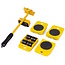 Benson Meubelrollers met hefboom - 4 stuks - anti-slip - 150 kg draagkracht - compact en veelzijdig