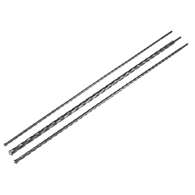 Benson SDS+ Borenset - Beton en Steen - Ø 12, 16, 24 mm - 1000 mm Lengte