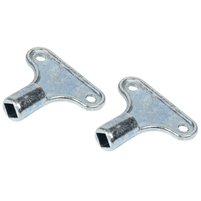 Benson Radiator ontluchtingssleutels - messing - corrosiebestendig - set van 2