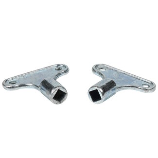 Benson Radiator ontluchtingssleutels - messing - corrosiebestendig - set van 2