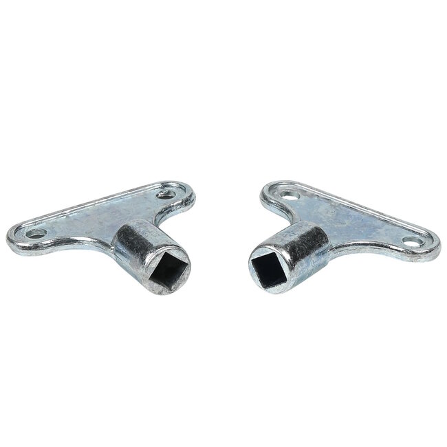 Benson Radiator ontluchtingssleutels - messing - corrosiebestendig - set van 2