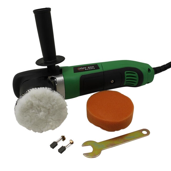 Hofftech Compacte excentrische poetsmachine - 75 mm - 300 watt - inclusief accessoires
