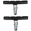 Benson V-remblokken - 70 mm - Inbus - per paar - zwart