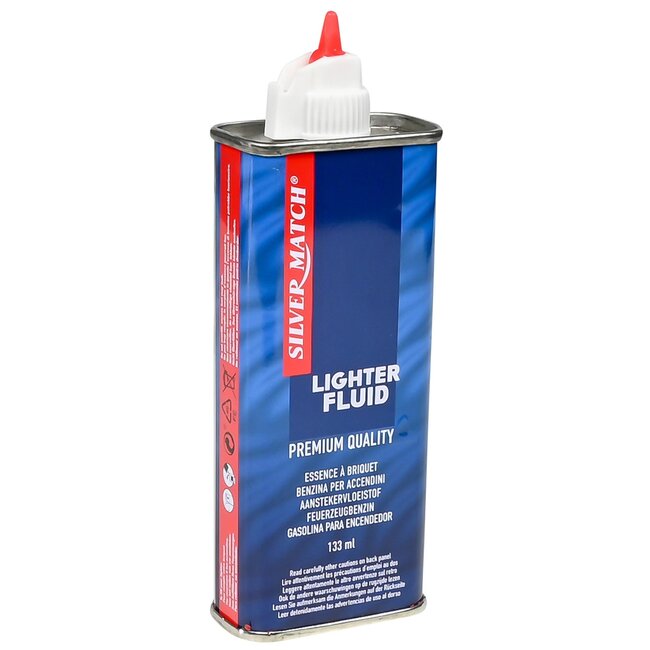 Prof Vloeistof voor aanstekers - 133 ml - Hersluitbaar blik - Hoge kwaliteit benzine
